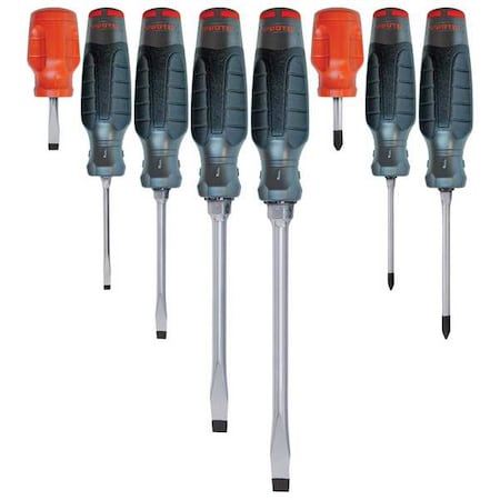 Screwdriver Sets, SAE; Metric, 8 pcs MPN:J1208SCPF