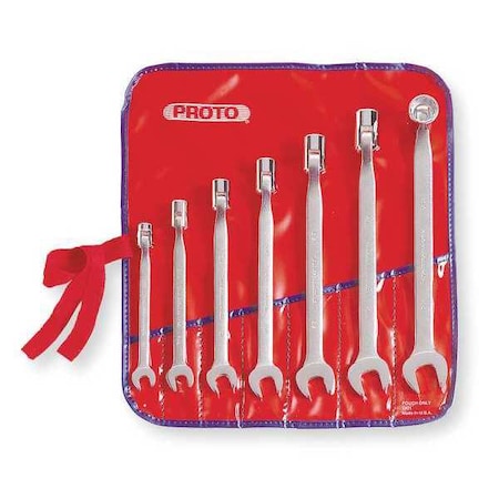 Combo Wrench Set, Antislip, 3/8-3/4 in, 7Pc MPN:J1270A