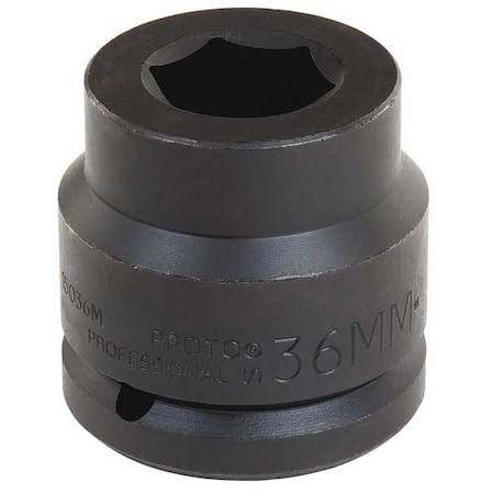 1 1/2 in Drive, 75mm 6 pt Metric Socket, 6 Points MPN:J15075M