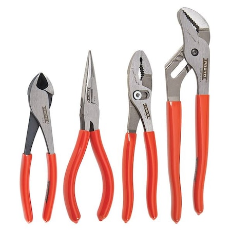 4 Piece Plier Set Ergonomic Handle MPN:J200XLS