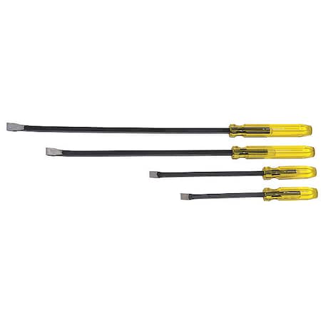Pry Bar Set, Pieces 4, Alloy Steel MPN:J2156S