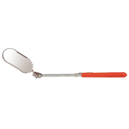 Inspection Mirror, Oval, Glass, 8 3/4