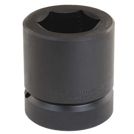 2 1/2 in Drive Impact Socket 2 3/8 in Size 6 pt Standard Depth, Black Oxide MPN:J25038