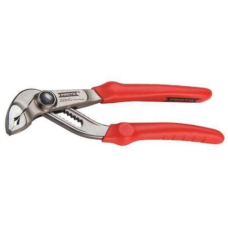 7 in V-Jaw Lock Joint Pliers Serrated, PVC Grip MPN:J262MG