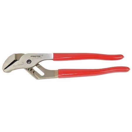 7 in Straight Jaw Tongue and Groove Pliers Serrated, Plastic Grip MPN:J262SGXL