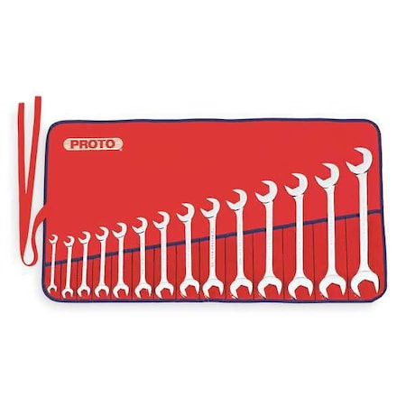 Angle Open End Wrench Set, 11 Pc, Metric MPN:J3100M