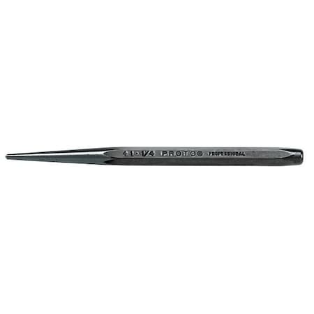 Center Punch, S2, 1/4 x 4-3/4 In, Black MPN:J411/4S2