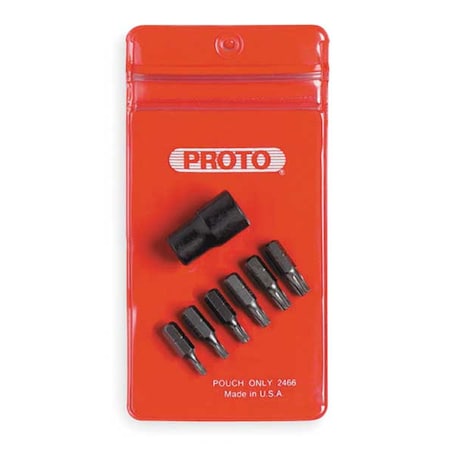 7 Piece Torx Bit Set, 3/8 in Hex Shank Size MPN:J4739P