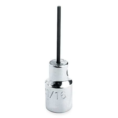 1/4 in Drive Hex Socket Bit Metric 4 mm Tip, 1 7/8 in L MPN:J4770-4M
