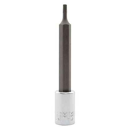 1/4 in Drive, Metric Socket, 6 Points, Socket Bit, Steel, 1/4 in, TpSz 2 mm MPN:J4770R-2M