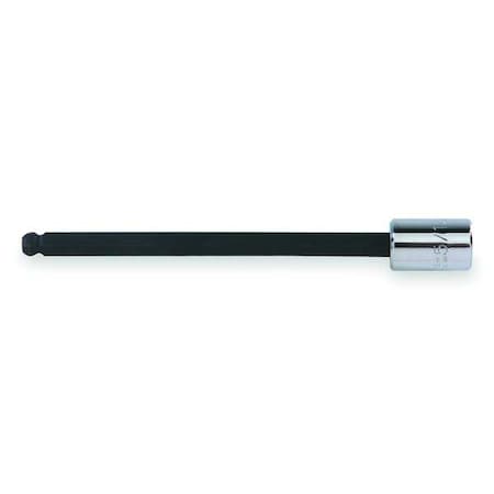 3/8 in Drive Ball Hex Socket Bit SAE 1/4 in Tip, 6 3/32 in L MPN:J4908BD
