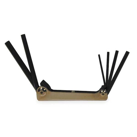 6 Piece Metric Fold-Up Hex Key Set, J4973 MPN:J4973
