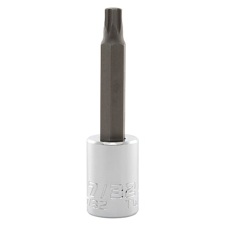 3/8 in Drive Hex Socket Bit SAE 7/32 in Tip, 2 3/4 in L MPN:J4990R-7/32