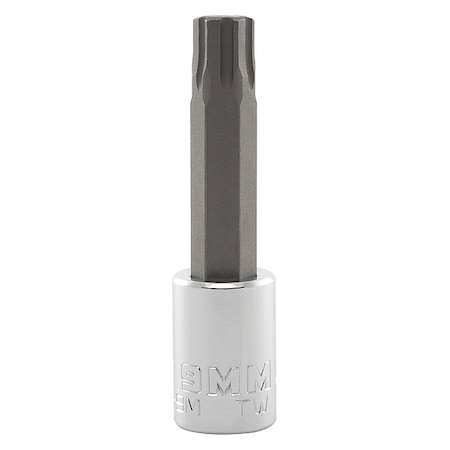 3/8 in Drive Hex Socket Bit Metric 9 mm Tip, 2 3/4 in L MPN:J4990R-9M