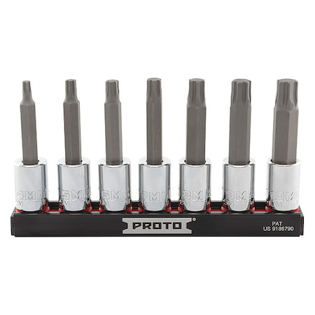 3/8 in Drive Socket Bit Set, Metric, 7 pcs MPN:J4990R7MM