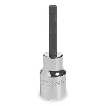 1/2 in Drive Hex Socket Bit Metric 19 mm Tip, 4 in L MPN:J5441-19M