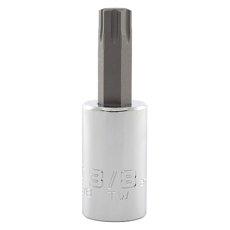 1/2 in Drive Hex Socket Bit SAE 3/8 in Tip, 2 3/4 in L MPN:J5441R-3/8