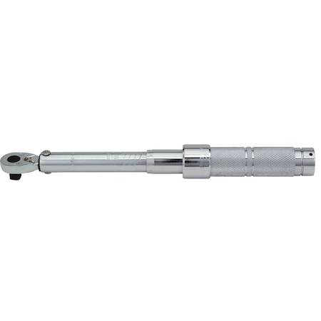 Micrometer Ratcheting Head Torque Wrench, 1/2 in Drive Size, 50 ft lb to 250 ft lb torque increments MPN:J6014C