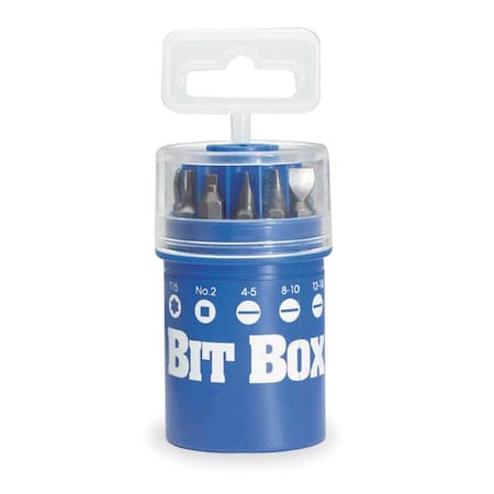 10 Piece Insert Bit Set, 1/4 in MPN:J61901
