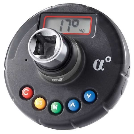 Torque Angle Meter, 1/2 in Dr, 250 ft.-lb. MPN:J6280TA250