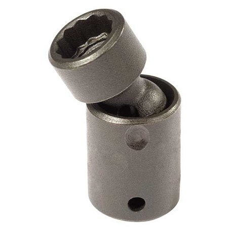 1/4 in Drive Impact Socket Standard Socket, black oxide, 13 mm MPN:J66513MP