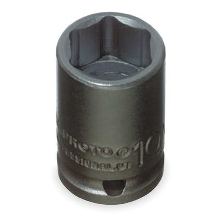 1/4 in Drive Impact Socket Standard Socket, black oxide, Steel, 4 mm MPN:J6904M