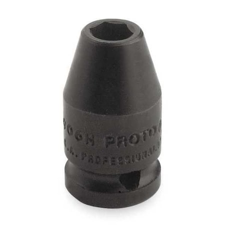 1/4 in Drive Impact Socket Standard Socket, black oxide, 3/16 in MPN:J6906H