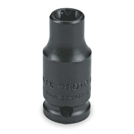 1/4 in Drive Impact Socket E7 Size Torx® Standard Depth, Black Oxide MPN:J6907TX