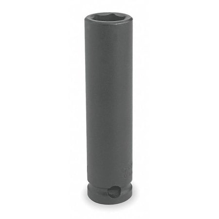 3/8 in Drive Impact Socket 7 mm Size 6 pt Deep Depth, Black Oxide MPN:J7007M