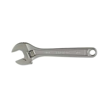 Adjustable Wrench, Ergonomic, Satin Chrome MPN:J708LA