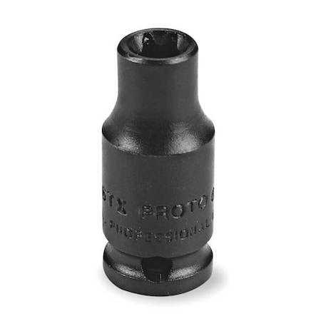 3/8 in Drive Impact Socket E12 Size Torx® Standard Depth, Black Oxide MPN:J7212TX
