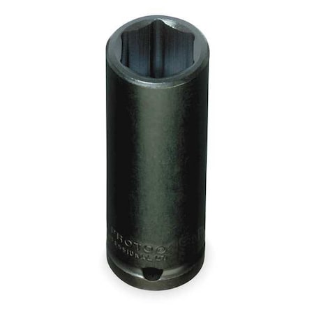 1/2 in Drive Impact Socket Deep Socket, black oxide, Steel, 28 mm MPN:J7328M