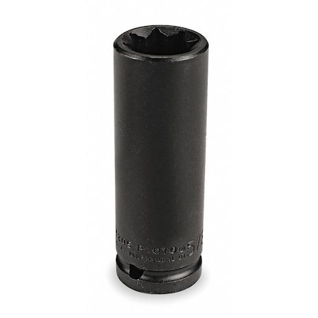 1/2 in Drive Impact Socket 15/16 in Size 8 pt Deep Depth, Black Oxide MPN:J7330S