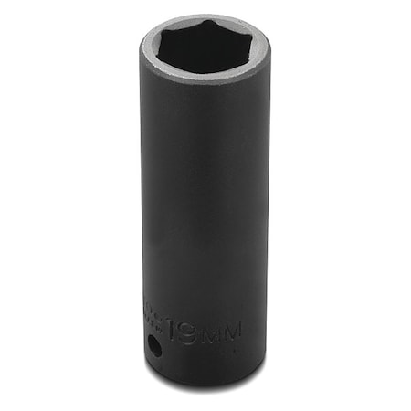 1/2 in Drive Impact Socket 33 mm Size 6 pt Deep Depth, Black Oxide MPN:J7333M