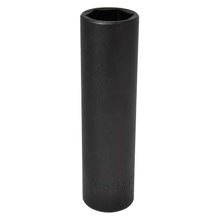 1/2 in Drive Impact Socket Standard Socket, black oxide, Steel, 1 1/8 in MPN:J7336CPB