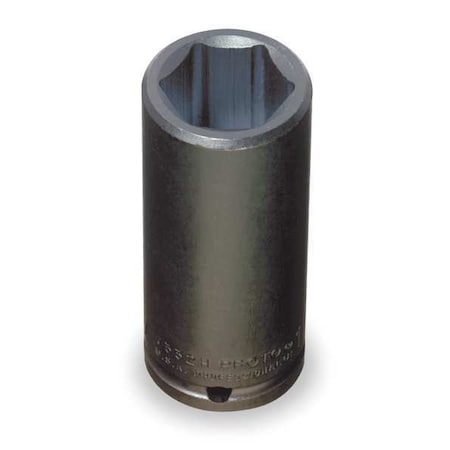 1/2 in Drive Impact Socket Deep Socket, black oxide, 1 3/16 in MPN:J7338H