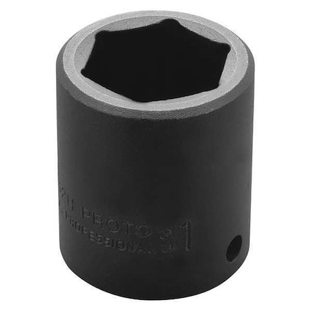 1/2 in Drive Impact Socket Standard Socket, black oxide, 1 1/8 in MPN:J7436H