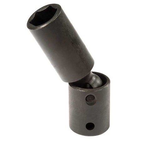 1/2 in Drive Flex Impact Socket 24 mm Size 6 pt Standard Depth, Black Oxide MPN:J74424MP