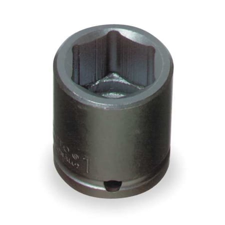 1/2 in Drive Impact Socket Standard Socket, black oxide, Steel, 1 5/16 in MPN:J7442H