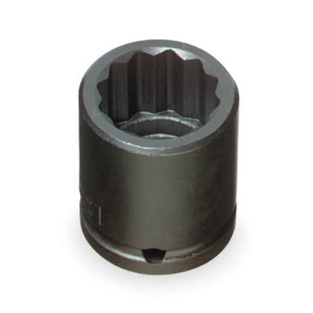 1/2 in Drive Impact Socket 1 1/2 in Size 12 pt Standard Depth, Black Oxide MPN:J7448