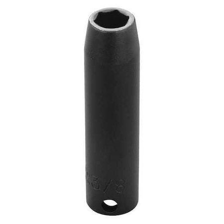 3/8 in Drive Impact Socket Deep Socket, black oxide, 3/8 in MPN:J7712HT