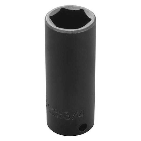 3/8 in Drive Impact Socket Deep Socket, black oxide, 3/4 in MPN:J7724HT