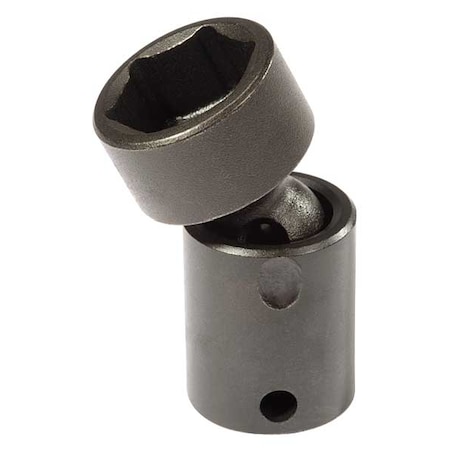 3/8 in Drive Flex Impact Socket 7/16 in Size 6 pt Standard Depth, Black Oxide MPN:J77274P