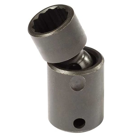 3/8 in Drive Flex Impact Socket 18 mm Size 12 pt Standard Depth, Black Oxide MPN:J77518MP