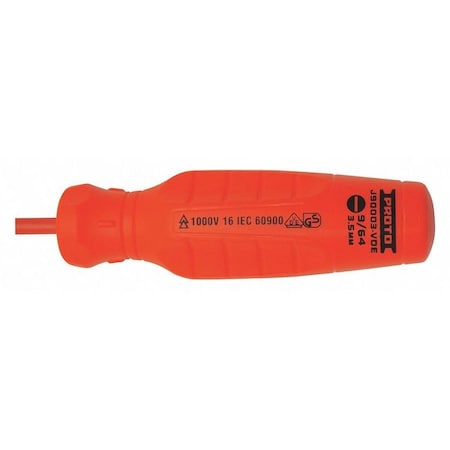 Insulated Slotted Screwdriver 9/64 in Round MPN:J90003-VDE