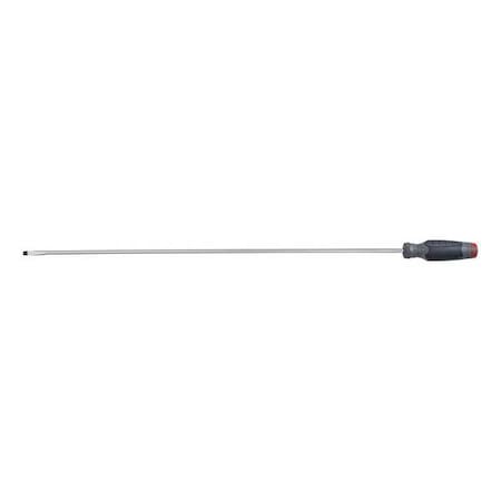 Keychain Screwdriver, Slotted, 1/4 in, Gray, Square MPN:JK1424RF