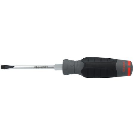 Screwdriver, Slt, 1/4 in, Gray, Round MPN:JKB1404RPF