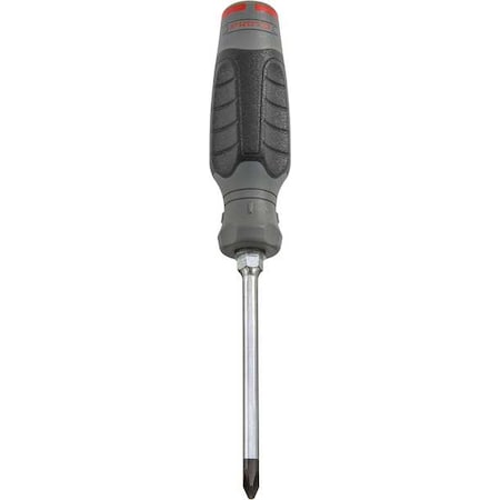 Screwdriver, Phillips, No 2, Gray, Black, Round MPN:JPB0204RPF