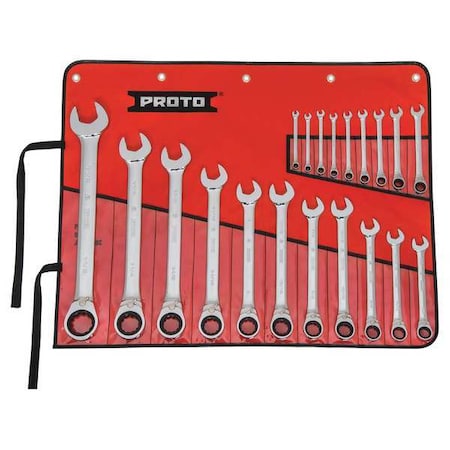 Combo Wrench St, Steel, Polish, Stnrd, Ofst MPN:JSCVT-20S