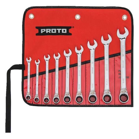 Ratcheting Wrench Set, Combination MPN:JSCVT-9S